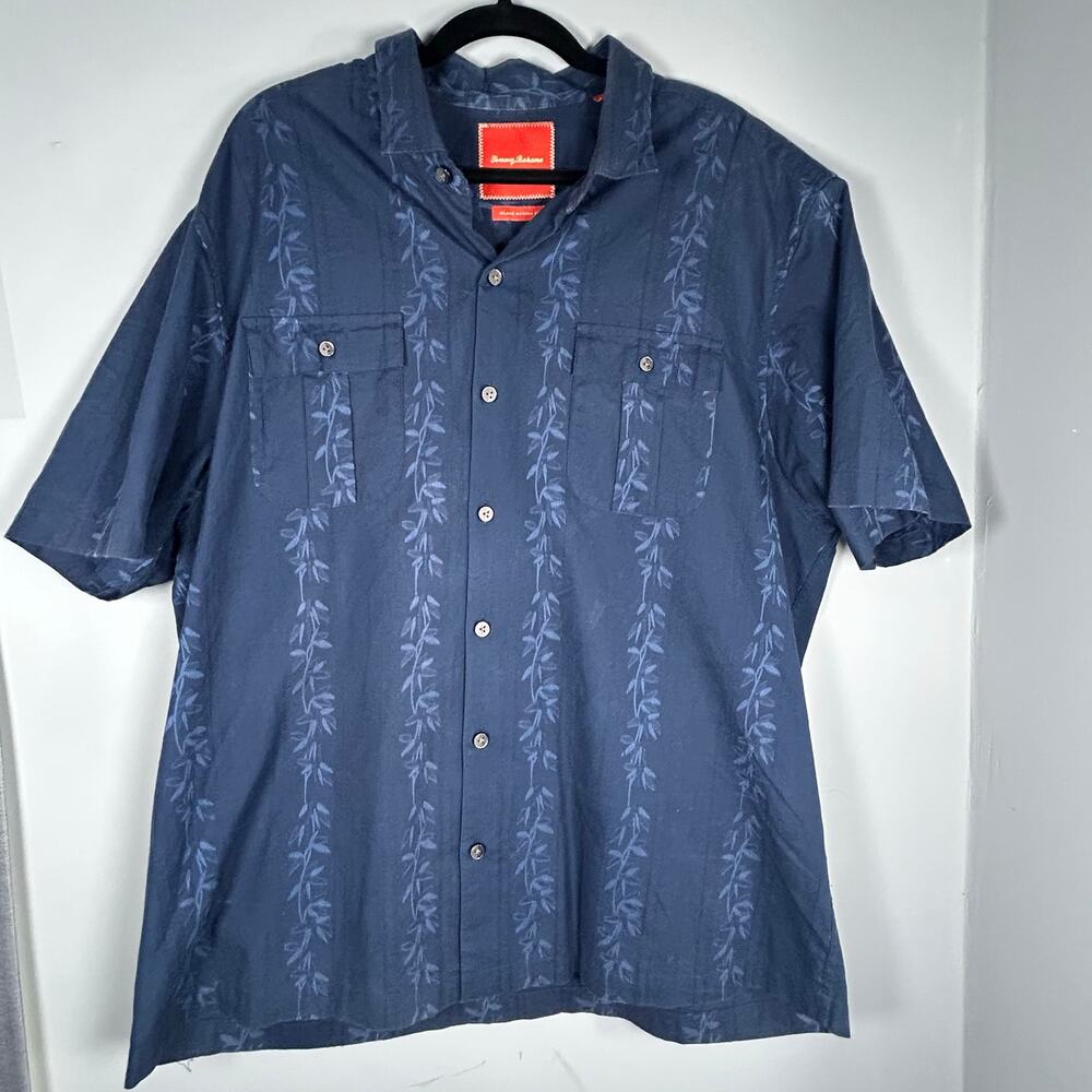 Tommy Bahama Island Modern Fit SS Button Up *FLAWS* Mens Sz XLX